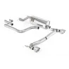 Scarico GPF-back Milltek SSXFD410M per Ford Fiesta Mk8 1.0T EcoBoost ST-Line 3 & 5 Door, terminali GT-100 in titanio