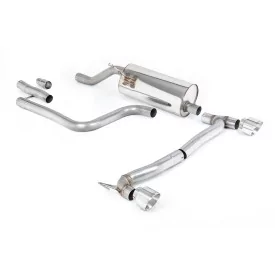 Milltek SSXFD412M Abgasanlage ab Partikelfilter für Ford Fiesta Mk8 1.0T EcoBoost ST-Line 3 & 5 Door