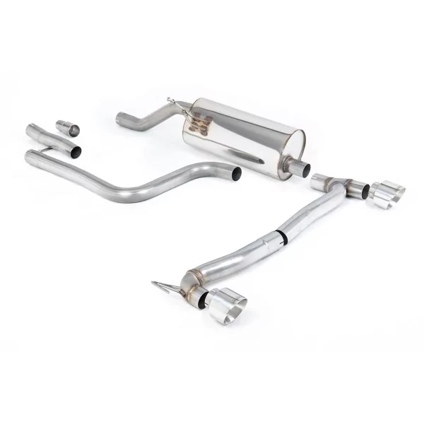Milltek SSXFD412M Abgasanlage ab Partikelfilter für Ford Fiesta Mk8 1.0T EcoBoost ST-Line 3 & 5 Door