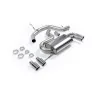 Milltek SSXVW147N cat-back exhaust for Seat Leon Cupra 2.0T FSI 240PS, polished Jet-80 tips - detail