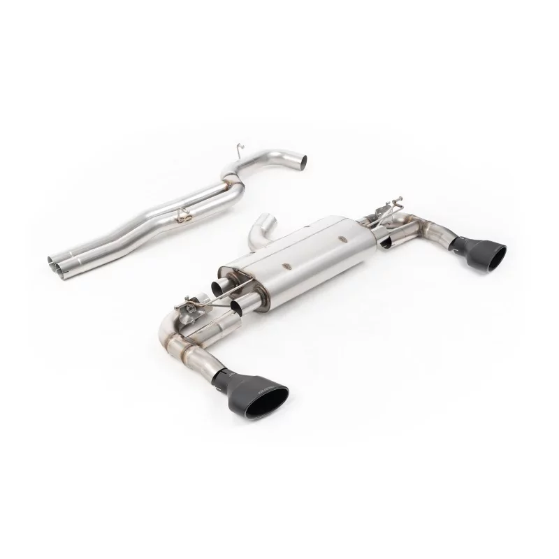 Milltek SSXAU971 cat-back exhaust for Audi RS3 Sportback, black oval tips Milltek SSXAU971 cat-back exhaust for Audi RS3 Sportback, black oval tips