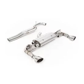 Échappement cat-back Milltek SSXAU970 pour Audi RS3 Sportback, embouts ovales polis