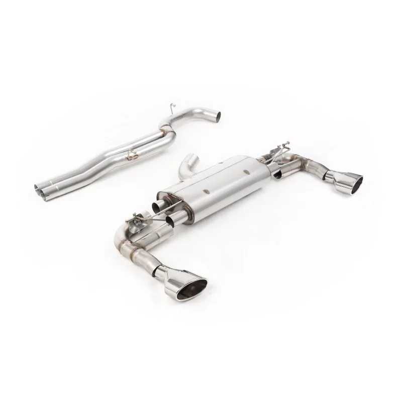 Milltek SSXAU970 Cat-Back-Abgasanlage für Audi RS3 Sportback, Endrohre oval poliert Milltek SSXAU970 Cat-Back-Abgasanlage für Audi RS3 Sportback, Endrohre oval poliert