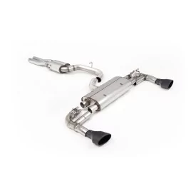 Escape cat-back Milltek SSXAU968 para Audi RS3 Sportback, colas ovaladas negras