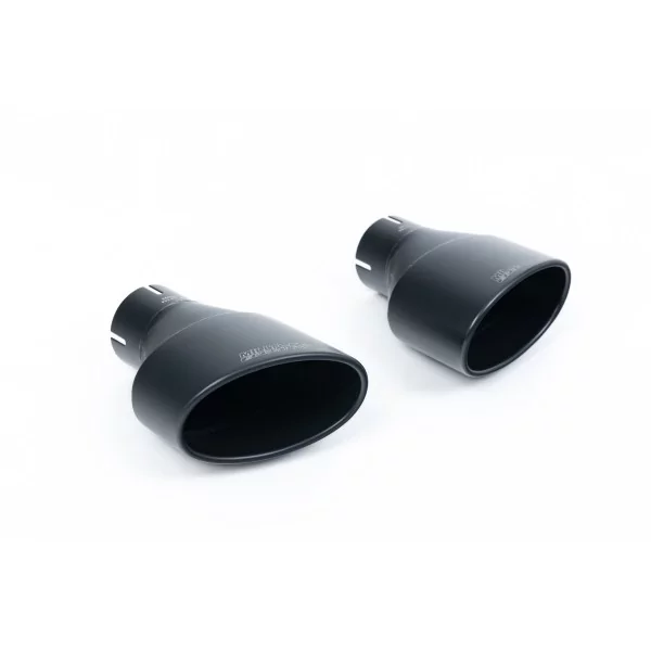 Scarico cat-back Milltek SSXAU968 per Audi RS3 Sportback, terminali ovali neri - dettaglio