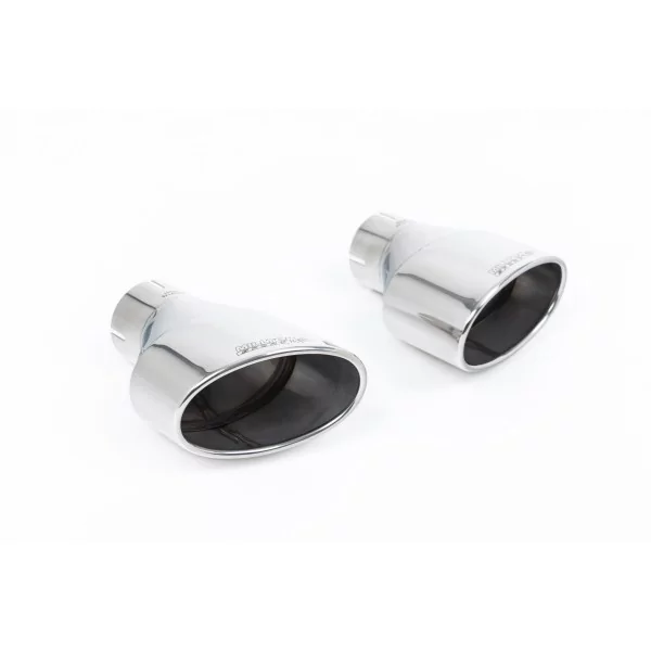 Escape cat-back Milltek SSXAU969 para Audi RS3 Sportback, colas ovaladas pulidas - detalle
