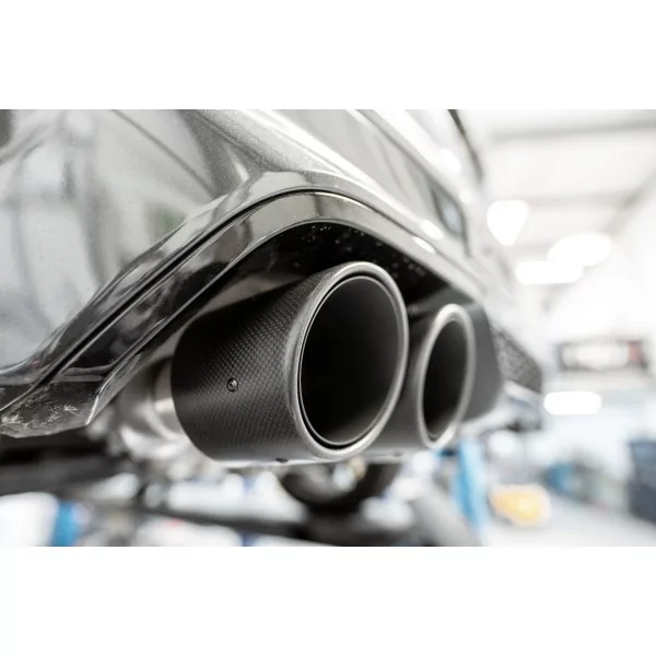 Milltek SSXBM1210 downpipe-back exhaust for BMW X3 X3M / X3M Comp 3.0 - detail