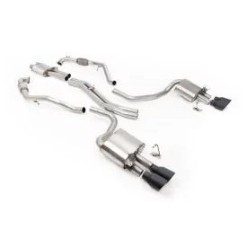 Milltek SSXAU1193 cat-back exhaust for Audi S5 3.0 V6 Turbo Sportback B9