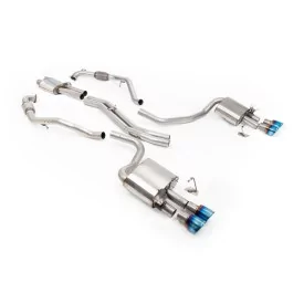 Milltek SSXAU1195 cat-back exhaust for Audi S5 3.0 V6 Turbo Sportback B9, burnt titanium GT-100 tips