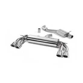 Milltek SSXAU1206 cat-back exhaust for Audi TT Mk3 TTS 2.0TFSI Quattro, polished oval tips