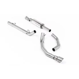 Milltek SSXFD470 cat-back exhaust for Ford F150 SuperCrew 5.0 V8, titanium GT-100 tips