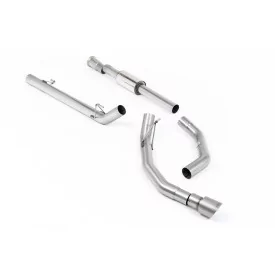 Milltek SSXFD486 cat-back exhaust for Ford F150 SuperCrew 5.0 V8, titanium GT-100 tips