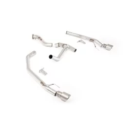 Échappement axle-back Milltek SSXFD534, embouts GT-100 titane