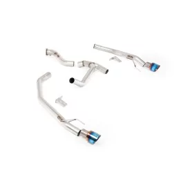 Milltek SSXFD535 axle-back exhaust, titanium GT-100 tips