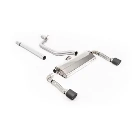 Milltek SSXSE271 particulate filter-back exhaust for Seat Leon Cupra Leon 2.0TSI 245ps, carbon Jet-115 tips