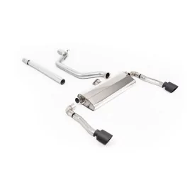 Milltek SSXSE273 Abgasanlage ab Partikelfilter für Seat Cupra Formentor 2.0TSI 245ps, Endrohre GT-115 schwarz