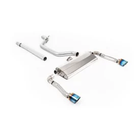 Milltek SSXSE275 particulate filter-back exhaust for Seat Cupra Formentor 2.0TSI 245ps, titanium GT-115 tips
