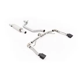 Milltek SSXSE278 particulate filter-back exhaust for Seat Cupra Formentor 2.0TSI 245ps, black GT-115 tips