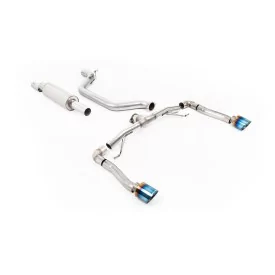 Scarico GPF-back Milltek SSXSE280 per Seat Cupra Formentor 2.0TSI 245ps, terminali GT-115 in titanio