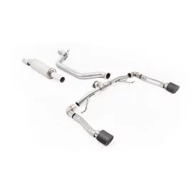 Milltek SSXSE281 particulate filter-back exhaust for Seat Cupra Formentor 2.0TSI 245ps, carbon Jet-115 tips