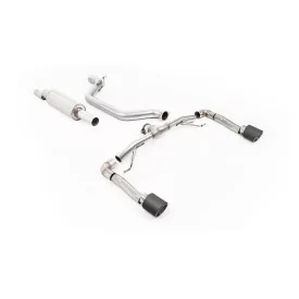 Milltek SSXSE286 Abgasanlage ab Partikelfilter für Seat Leon Cupra Leon 2.0TSI 245ps, Endrohre Jet-115 Carbon
