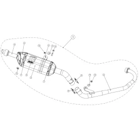 Akrapovic S-H125R10-ZC Honda CBR 150 R