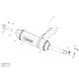 Akrapovic S-H5SO2-HRC Honda CBR 400 R