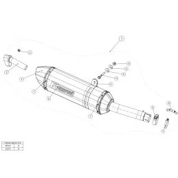 Akrapovic S-H5SO2-HRC Honda CB 500 F