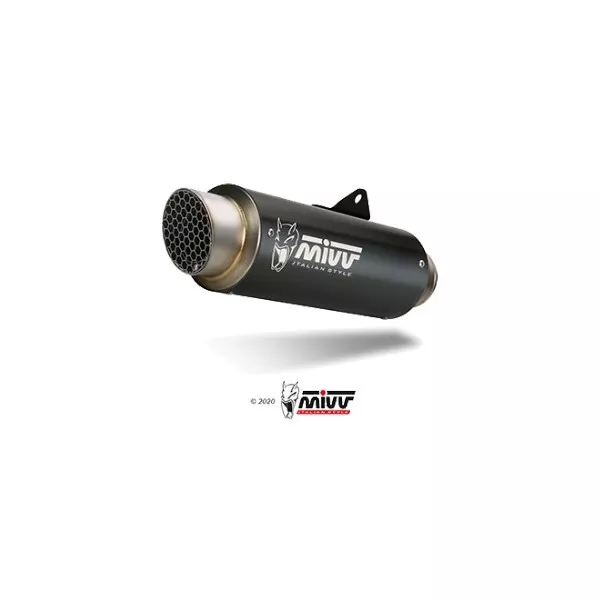 Mivv Sport Exhaust Full System Black Honda CB 125 R H.097.LXBP + ACC.076.A1