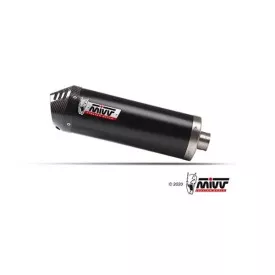 Mivv Scarico Sportivo Completo Nero fondello carbonio Kawasaki Versys 650 2024/2026