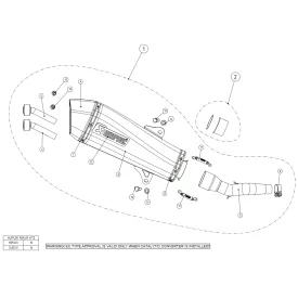 Akrapovic S-Y4SO10-HZAASS MBK Evolis 400