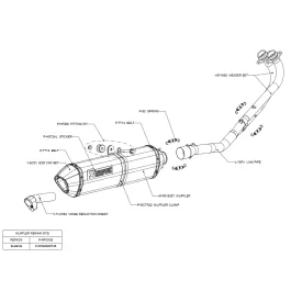 Akrapovic S-Y5R2-RT Yamaha T Max 500 