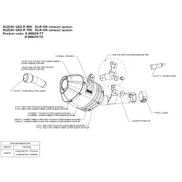 Akrapovic S-S6SO5-TC Suzuki GSX-R 600 750