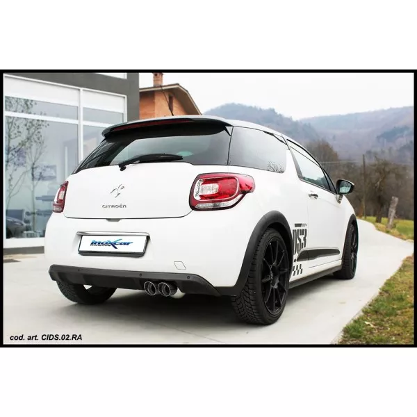 InoxCar CITROEN DS3 1.6 TURBO RACING (207CV) 2011-- Ø 55 AFDS3.01CAT.RS