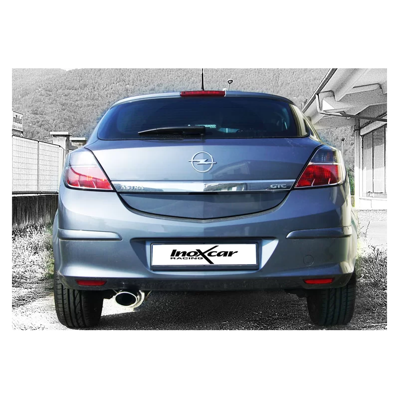 Ligne D'échappement Complète Pour OPEL ASTRA H 1.6 105CH Hayon/GTC - Acier Aluminié Chromé - Kit Montage 30 Mois Garantie