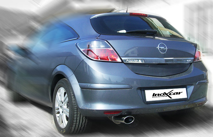 Ligne D'Échappement Pour OPEL ASTRA H 1.6/1.8 – Silencieux Chromé – Neuf