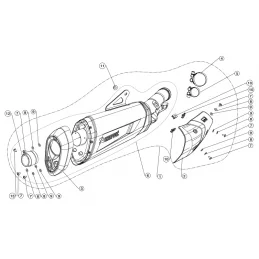 Akrapovic S-B10SO4-HZDFT Bmw S1000XR