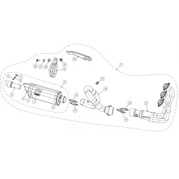 Akrapovic S-Y9R2-AFC Yamaha FZ9