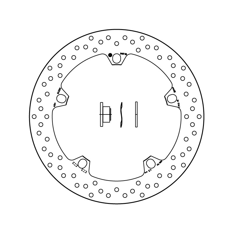 Brembo 168B407D6 Serie Oro Bmw R 1200 Gs Brembo 168B407D6 Serie Oro Bmw R 1200 Gs