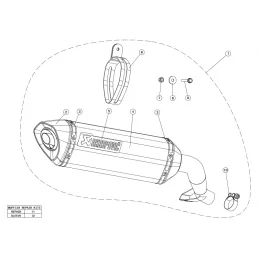 Akrapovic S-H7SO2-HRC Honda NC700X