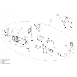 Akrapovic S-Y3R1-APC Yamaha YZF-R3