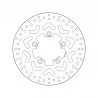Brembo 68B407B2 Serie Oro Kymco Agility R 16" Plus 200 