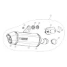 Akrapovic S-B12SO16-HAABL Bmw R 1200 GS - GS Adventure