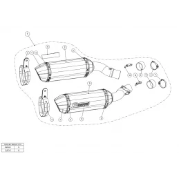 Akrapovic S-K10SO19-HZC Kawasaki Z1000SX