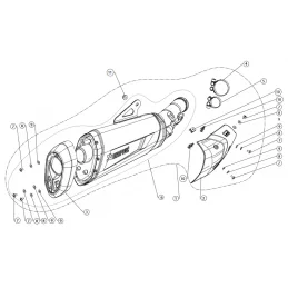 Akrapovic S-B10SO7-HZDFT Bmw S1000XR