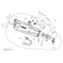 Akrapovic S-B10SO6-HDVDZT Bmw S1000RR