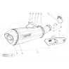 Akrapovic S-B12SO19-HLGBL Bmw R 1200 RS
