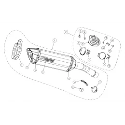 Akrapovic S-K10SO20-HZC Kawasaki Versys 1000