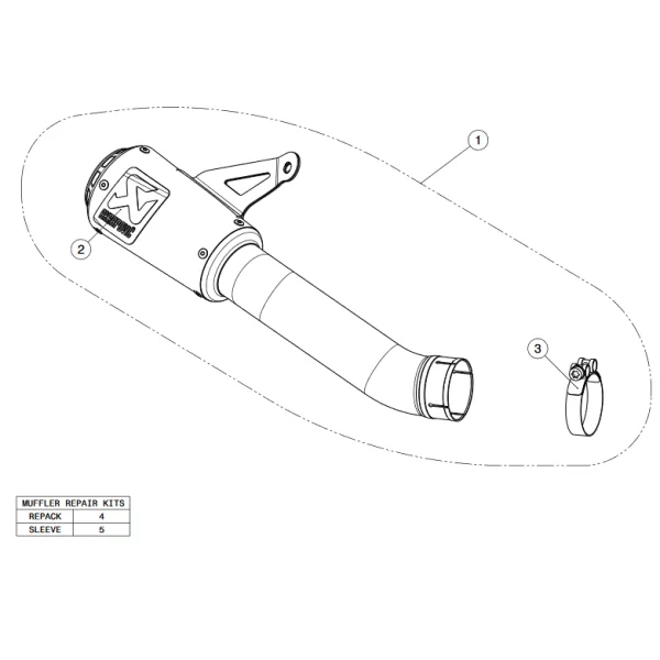 Akrapovic S-H10SO18-CBT Honda CBR 1000 RR