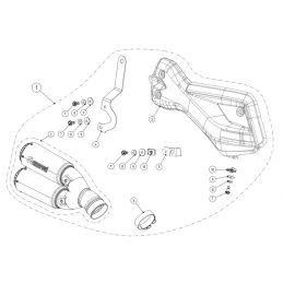 Akrapovic S-D9SO10-HIFFT Ducati Multistrada 950 / 950 S